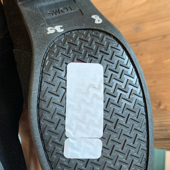 Toms Booties Suede Shaye Black Ankle Booties with Low Heel, size 8, NWT - Picture 8 of 8